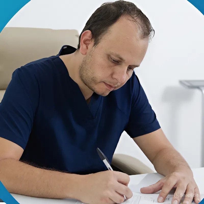 Dr. Saúl Flores en consulta